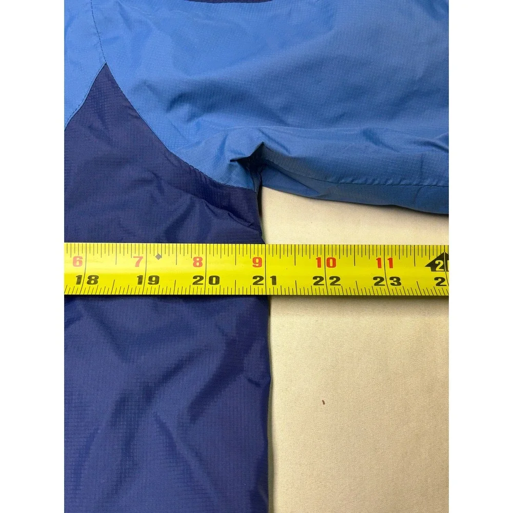 LL‎ Bean Gore Tex Kids XL 18 Blue Navy Hooded Waterproof Rain Jacket
